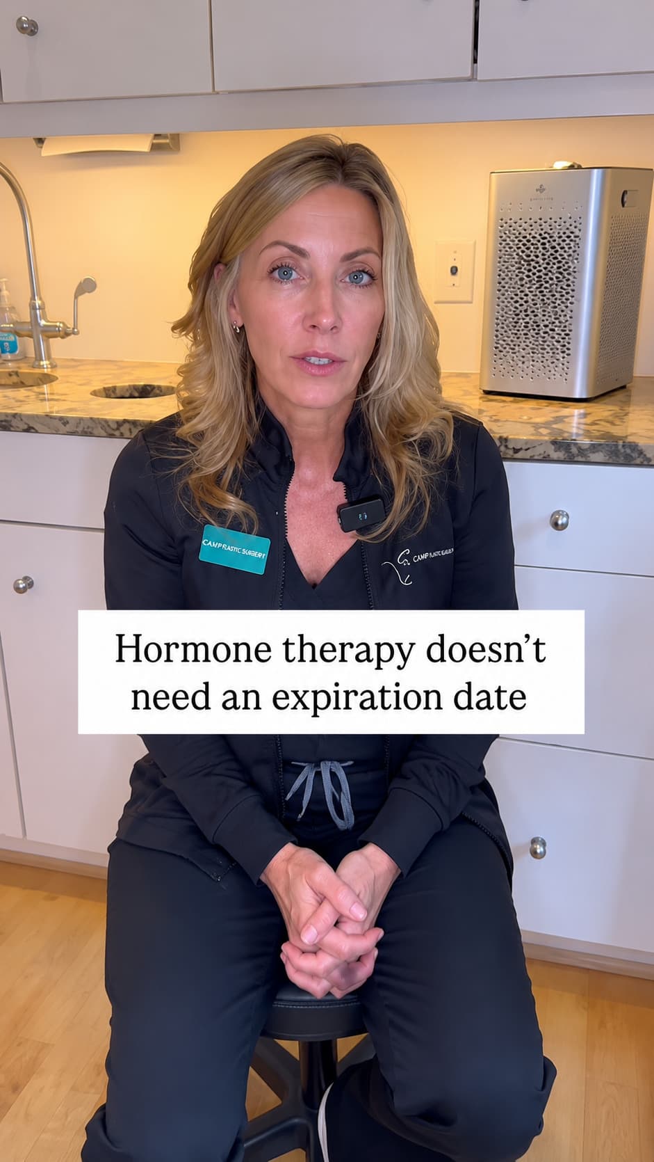 Hormone therapy doesn't need an expiration date instagram post