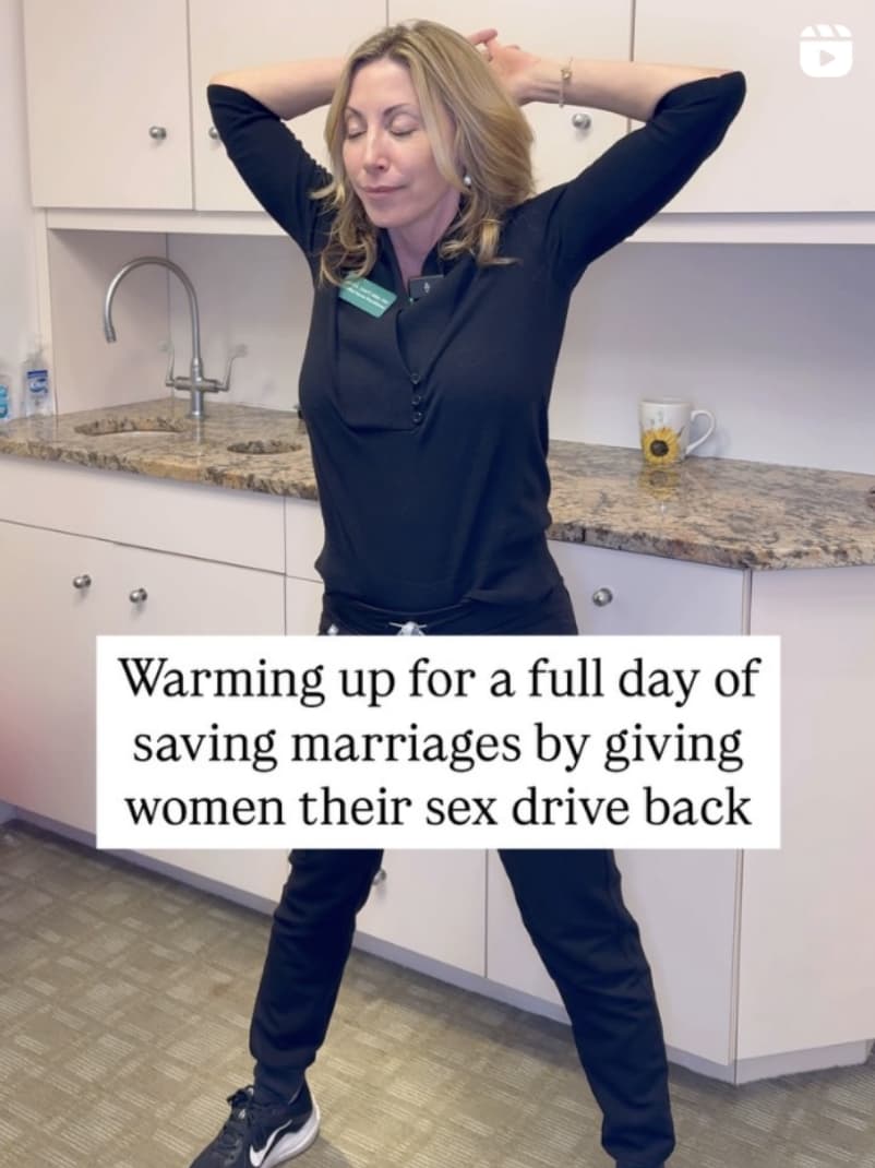 Warming up for a whole day of saving marriages by giving women their sex drive back Instagram Post